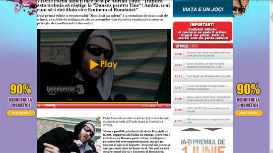 Interviu HIPHOPLIVE subiect pe cancan.ro