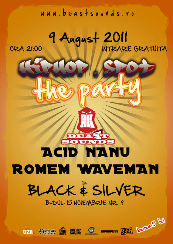 HipHopSpot: The Party – Black & Silver (Braşov)