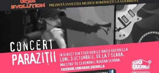 video: Parazitii Live – GuerriLIVE Radio Session