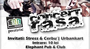 Concert R.A.S.A. | Invitati: Stress & Cerbu’, Urbankart @ Elephant