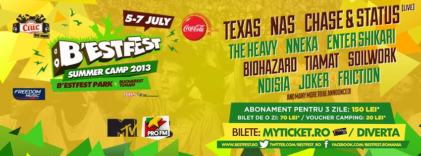 B'ESTFEST Summer Camp 2013 @ B'ESTFEST, Tunari, Ilfov, Romania