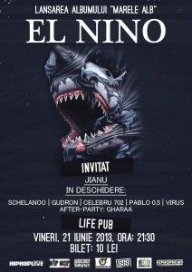 El Nino - Lansare "MArele Alb" @ Dr. Turnu Severin 21.06.2013